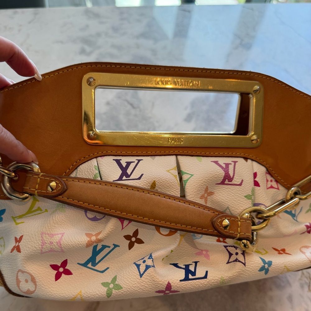 Louis Vuitton Judy Murakami Multicolor Monogram leather Bag